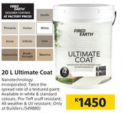 Fired Earth 20L Ultimate Coat