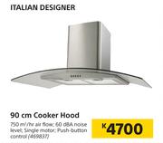 Italian Designer 90cm Cooker Hood 