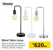 Bright Star Lighting Metal Table Lamp-Each