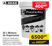 A.Shak Mistura de Argamassa-25L