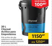 Citycoat Acrilico para Empreiteiros-20L