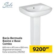Solo Bacia Bermuda Basine e Base Combo 