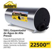Builders 150L Esquentador De Agua De Alta Pressão