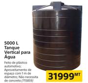 5000L Tanque Vertical para Agua