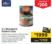 Dulux Woodgard Rubbol (Clear)-5L