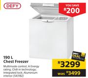 Defy 190L Chest Freezer