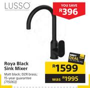 Lusso Roya Black Sink Mixer