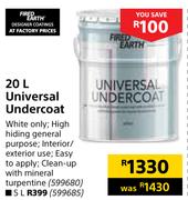 Fired Earth 5L Universal Undercoat