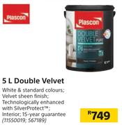 Plascon 5L Double Velvet