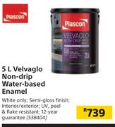 Plascon 5L Velvaglo Non Drip Water Based Enamel