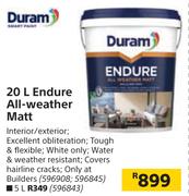 Duram 20L Endure All Weather Matt