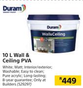 Duram 10L Wall & Ceiling PVA