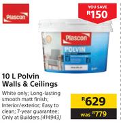 Plascon 10L Polvin Walls & Ceilings