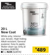 Fired Earth 20L New Coat