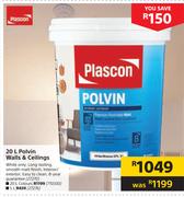 Plascon 20L Polvin Walls & Ceilings
