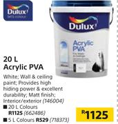 Dulux 20L Acrylic PVA