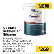 Fired Earth 20L Black Rubberised Bitumen