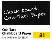 Con-Tact Chalkboard Paper 1m x 450mm