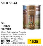 Silk Seal 5L Timber Varnish (Colours)