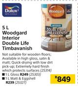 Dulux 1L Woodgard Interior Double Life Timbavarnish (Gloss)