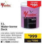 Woodoc Water Borne Deck-5Ltr