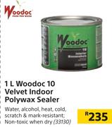Woodoc 10 Velvet Indoor Polywax Sealer-1Ltr
