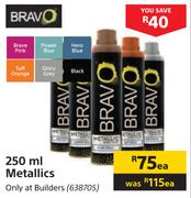 Bravo Metallics-250ml Each