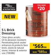 Fired Earth 5L Brick Dressing