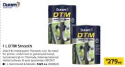 Duram DTM Smooth (Hammered & Metallic)-1Ltr