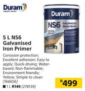 Duram NS6 Galvanised Iron Primer-5Ltr