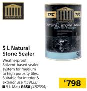 TFC Natural Stone Sealer (Matt)-5Ltr