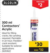 Alcolin Contractor's Acrylic-300ml