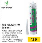 Den Braven Acryl W Sealant-280ml