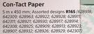 Con-Tact Paper (Assorted Designs)-5m x 450mm