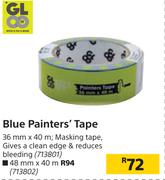 Gloo Blue Painters' Tape 48mm x 40m