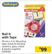 Sellotape Nail it With Tape 18mm x 2m