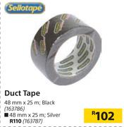 Sellotape Duct Tape 48mm x 25m (Silver)