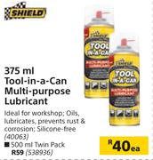 Shield Tool-In-A-Can Multi-Purpose Lubricant-500ml Twin Pack