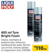 Liqui Moly Tyre Bright Foam-400ml Each
