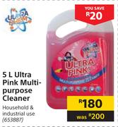 Ultra Clean Ultra Pink Multi Purpose Cleaner-5Ltr