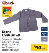 Beck Econo Conti Jacket-Each