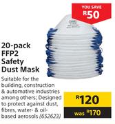 20-Pack FFP2 Safety Dust Mask