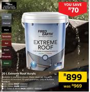 Fired Earth 20L Extreme Roof Acrylic (White)