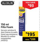 Alcolin 750ml Filla Foam