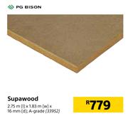 PG Bison Supawood 2.75m (l) x 1.83m (w) x 16mm (d)