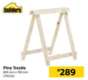 Builders Pine Trestle 800mm x 760mm
