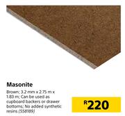 Masonite Brown 3.2mm x 2.75m x 1.83m