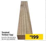 Treated Timber Sap 6m x 76mm x 50mm 