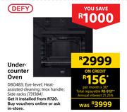 Defy Under Counter Oven DBO483