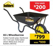 Builders 65L Wheelbarrow